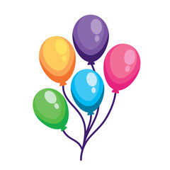 birthday party balloons