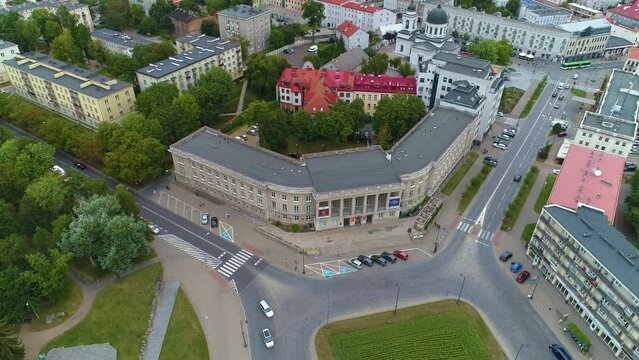 University Of Bialystok Uniwersytet Filologiczny Aerial View Poland