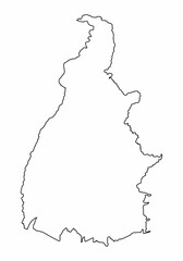 Tocantins State outline map