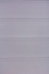 White garage door