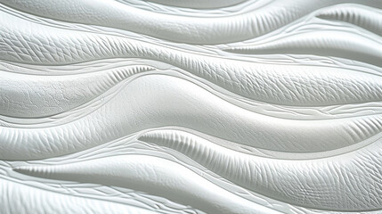 A pure white leather texture, where the surface is seamlessly embossed with a subtle. 32k, full ultra HD, high resolution - obrazy, fototapety, plakaty