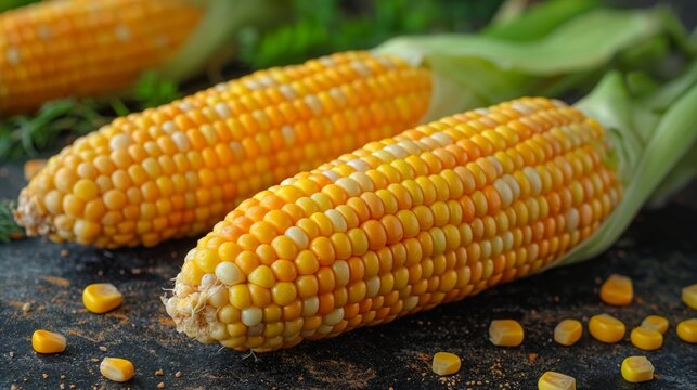 sweet corn cobs