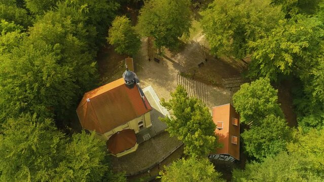 Three Crosses Church Wejherowo Kosciol Trzech Krzyzy Aerial View Poland