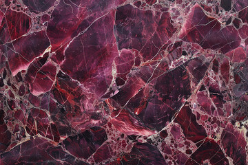 A rich burgundy marble texture, with deep red and purple veins creating a regal and luxurious surface fit for royal interiors. 32k, full ultra HD, high resolution