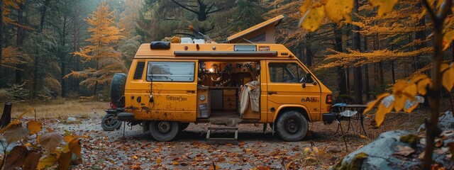 Van-dwelling vanlife, embracing freedom of life on road, exploring world from comfort of a cozy van, experiencing adventure, nature, and community while living a minimalist and sustainable lifestyle.