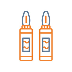 Ampoule Line Two Color Icon