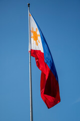 Philippines flag waving in the wind - 778566132