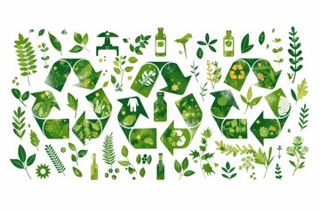 Master the Art of Eco-Friendly Branding with Our Unique Icons: Enhance Environmental Advocacy, Promote Recycling, and Support Sustainable Practices