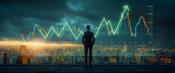 Looking at stock charts and growth
