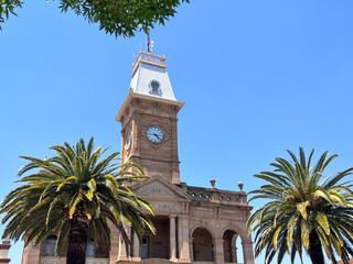 Warwick Town Hall in Queensland Australia - obrazy, fototapety, plakaty