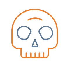 Horror Line Two Color Icon