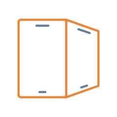 Flexible Screen Line Two Color Icon