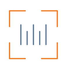 Barcode Scanner Line Two Color Icon