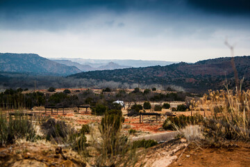 Cloudy Day at Palo Duro Canyon State Park, Texas