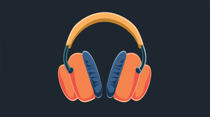 Earmuffs icon vector illustration symbol design 2d