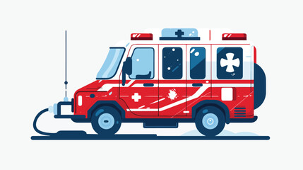 Emergency call icon illustration vector graphic 2d