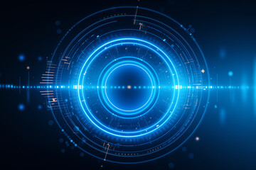 Abstract technology digital line electronic network data innovation concept background.