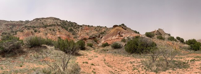 Panoramic View of the Palo Dura Canyon