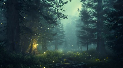Enchanted Forest Whispers./n