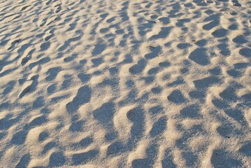 Fototapeta na wymiar Fondos,texturas pisadas en la arena,agua de mar.