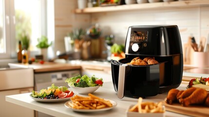 air fryer in the kitchen