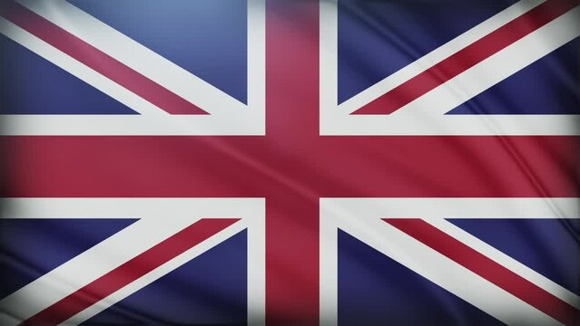Waving United Kingdom flag background
