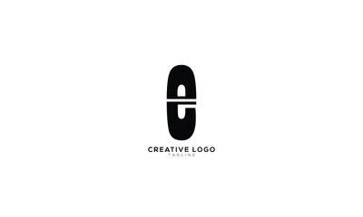 EC CE Abstract initial monogram letter alphabet logo design