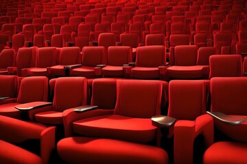 red seats in a theater