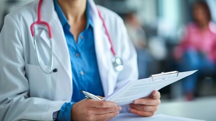 A doctor discussing treatment options with a patient