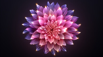Dahlia Fireworks icon 3d
