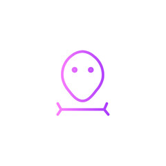 danger gradient icon