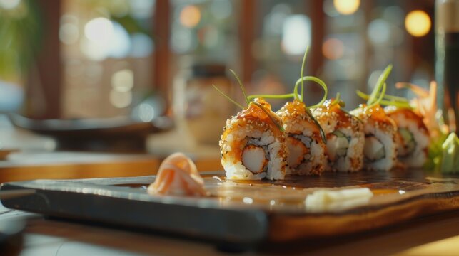 Premium ingredients meet traditional craftsmanship in a cozy sushi setting