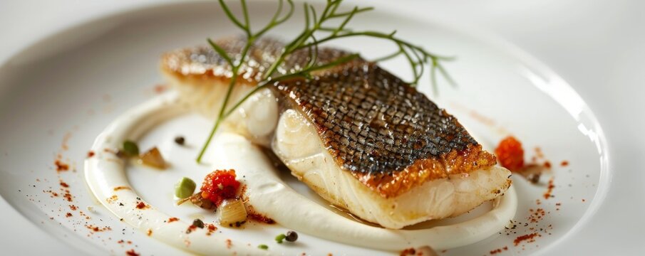 Sea bass dish as a testament to a chefs skill