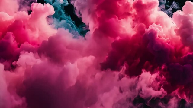 Color paint drops in water , clor splash in water , drop Colorful ink in water, 4K footage, videos, slow motion