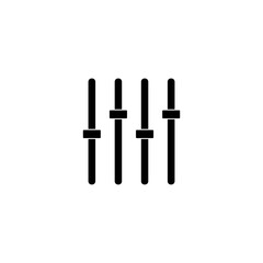 sound mixer icon vector. sound mixer symbol flat trendy style illustration on white background..eps