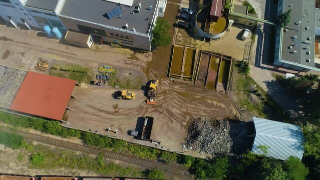 Industrial Area Lubin Obszar Przemyslowy Aerial View Poland