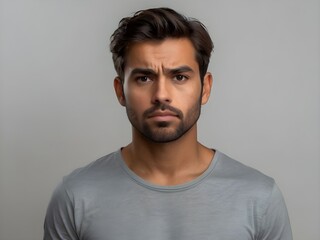 Fototapeta premium portrait of a man t-shirt mockups 