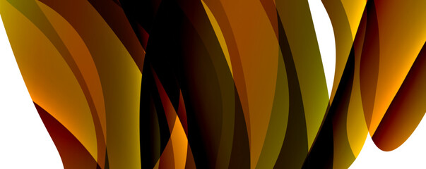 Colorful curve design concept. Vector Illustration For Wallpaper, Banner, Background, Card, Book Illustration, landing page