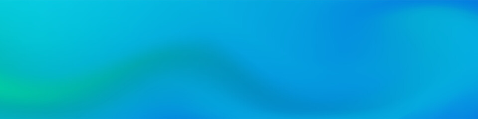 Gradient blurred banner in shades of green blue. Ideal for web banners, social media posts, or any design project that requires a calming backdrop