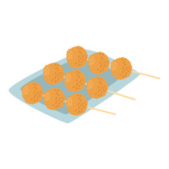 Mashed Potato Cheese Balls illustration