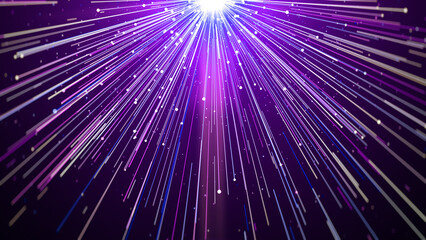 Star falling glowing lights elegant abstract background.