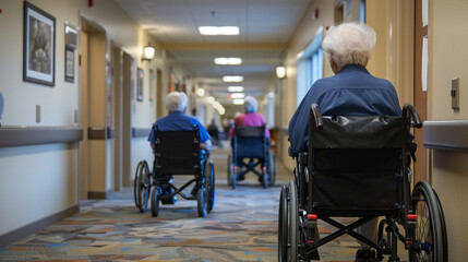 Activities in nursing homes cater to the interests and abilities of senior men and women.