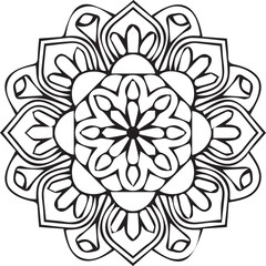 Beautiful mandala art, vector mandala design