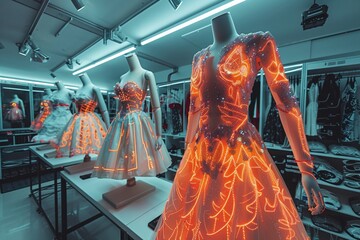 Cybernetic fashion atelier