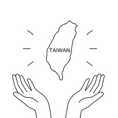 台湾支援のイメージ - obrazy, fototapety, plakaty