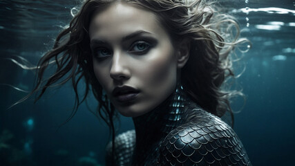 Shadow's Embrace The Enigmatic Allure of the Dark Fantasy Siren