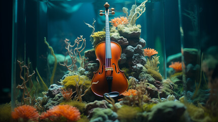underwater cello