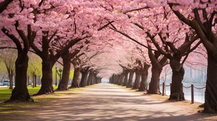 Obraz premium spring in the park.