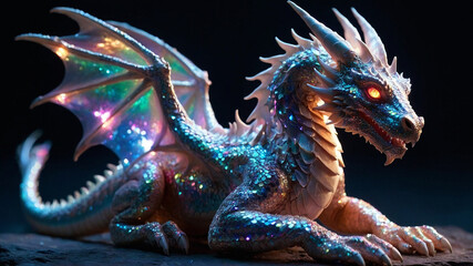 Whispers of the Cosmos Enigma of the Iridescent Slime Enchantress