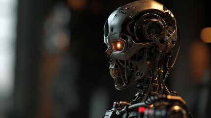 Fototapeta premium Photography of Futuristic Military Robot Warframe